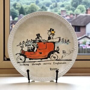 Walking Through Merrie Englande Norman Rockwell Collector Plate 1982 Newell